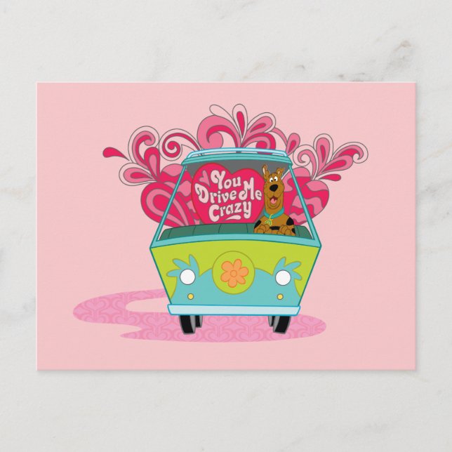 Cartes Pour Fêtes Annuelles Scooby-Doo - Tu Me Rends Fou (Devant)