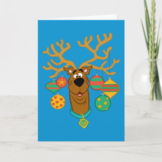Cartes Pour Fêtes Annuelles Scooby the Reindeer (Devant)