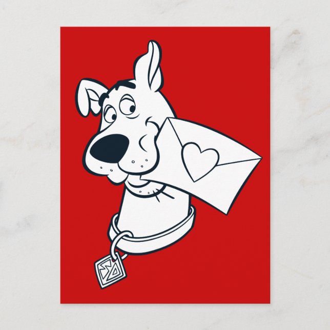 Cartes Pour Fêtes Annuelles Scooby Valentine's Day (Devant)