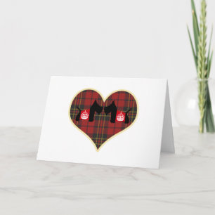 Cartes Pour Fêtes Annuelles Scottie No. couronne 8 royale