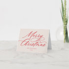 Script Joyeux Noël Rouge Blush