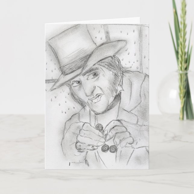Cartes Pour Fêtes Annuelles Scrooge-1 (Devant)