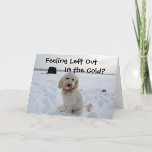 Cartes Pour Fêtes Annuelles Se sentir gauche dans le froid