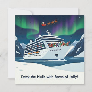 Cartes Pour Fêtes Annuelles Sea-son’s Greetings. Christmas card for cruisers!