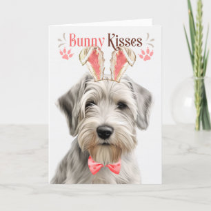 Cartes Pour Fêtes Annuelles Sealyham Terrier Chien Bunny Oreilles pour Pâques