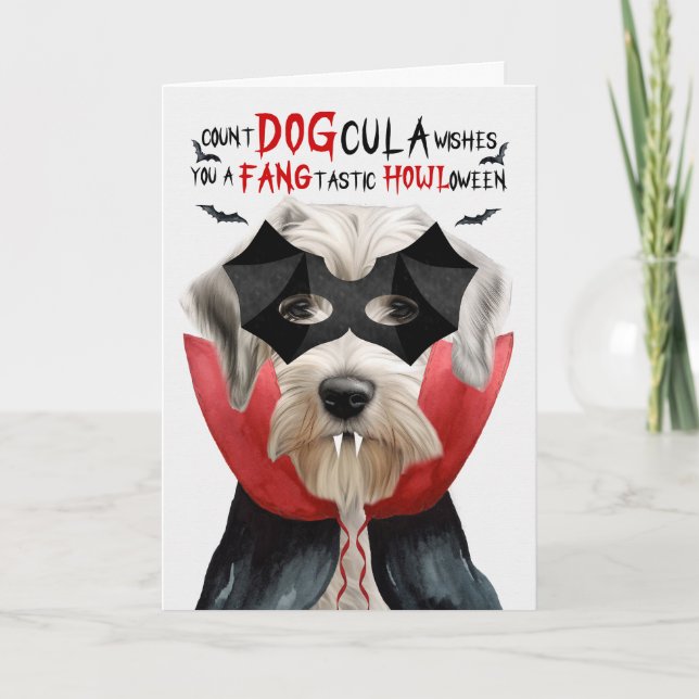 Cartes Pour Fêtes Annuelles Sealyham Terrier Chien drôle Nombre de chiens DOGc (Devant)