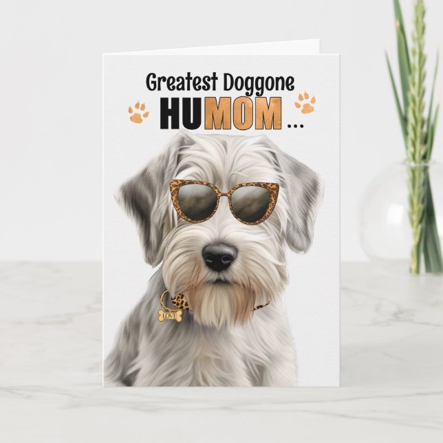 Cartes Pour Fêtes Annuelles Sealyham Terrier Dog Best HuMOM Jour des Mères (Devant)