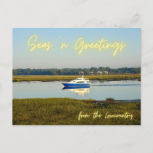 Cartes Pour Fêtes Annuelles Seas n Salutations de Lowcountry Hilton Head