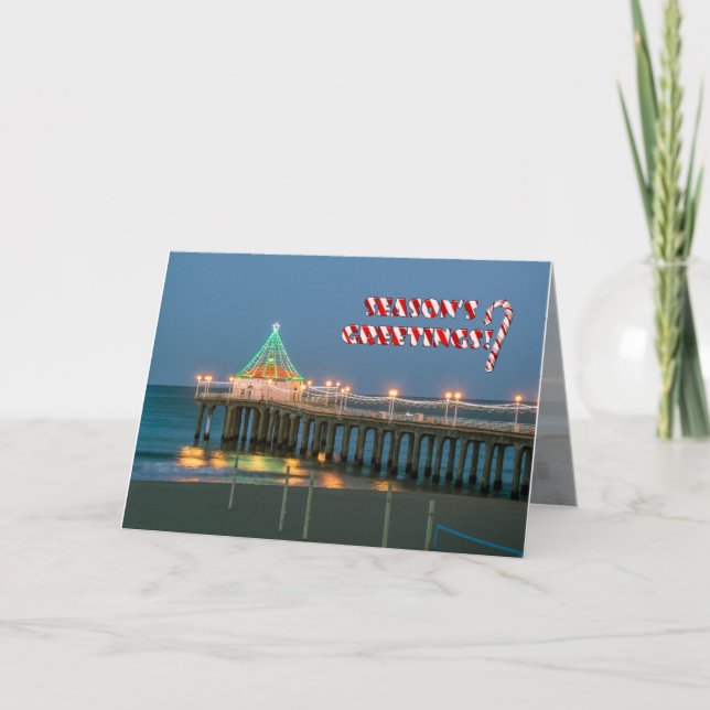 Cartes Pour Fêtes Annuelles Season's Greetings à Manhattan Beach (Devant)