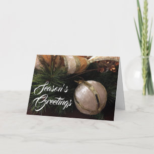 Cartes Pour Fêtes Annuelles Season's Greetings, card