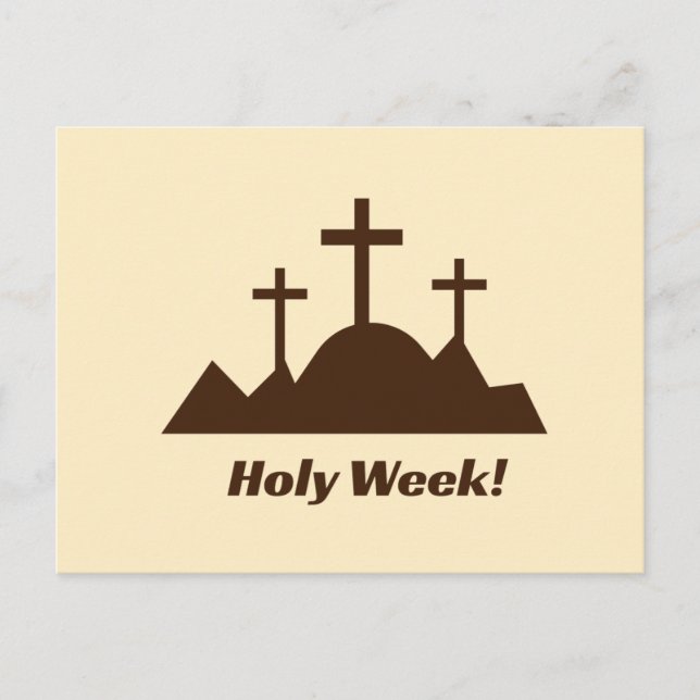 Cartes Pour Fêtes Annuelles Semaine Sainte - Pâques (Devant)