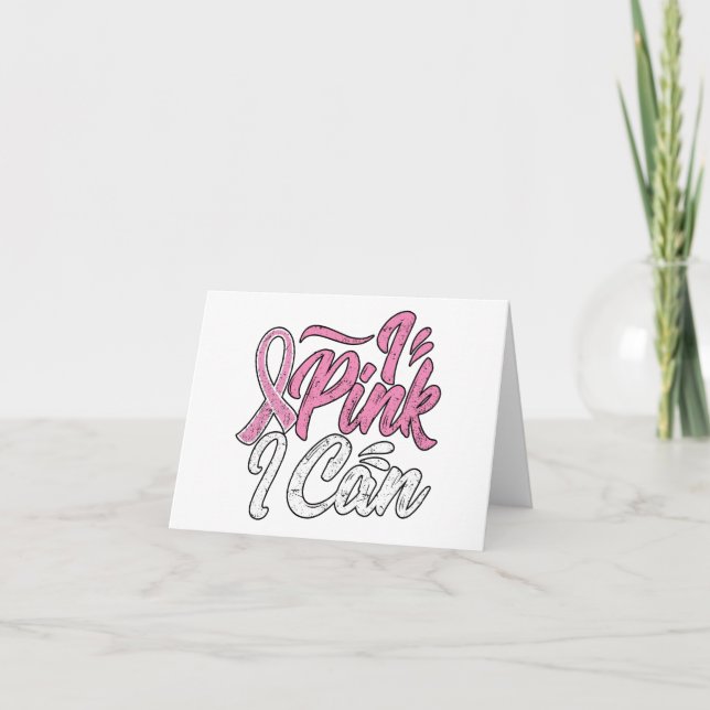 Cartes Pour Fêtes Annuelles Sensibilisation au cancer du sein (Devant)