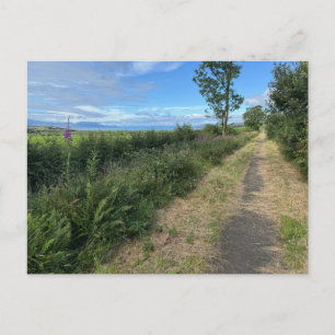 Cartes Pour Fêtes Annuelles Sentier de campagne sur l'île de Bute en Écosse pa