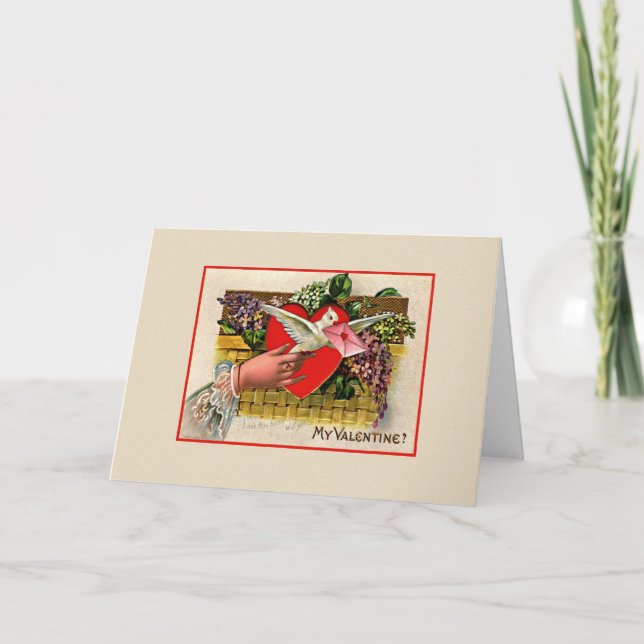 Cartes Pour Fêtes Annuelles Seras-Tu Ma Saint-Valentin ? (Devant)