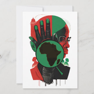 Cartes Pour Fêtes Annuelles SÉRIE D'HISTOIRES NOIRES - Le chercheur africain