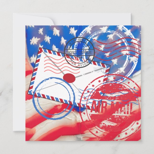 Cartes Pour Fêtes Annuelles Service postal (Devant)