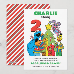Cartes Pour Fêtes Annuelles Sesame Street Fête Anniversaire