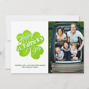 Cartes Pour Fêtes Annuelles Shamrock celte irlandais vert Saint Patrick Photo