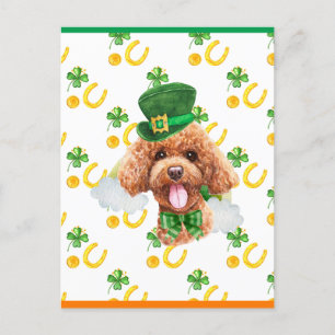 Cartes Pour Fêtes Annuelles Shamrock de canicules Saint-Patricks