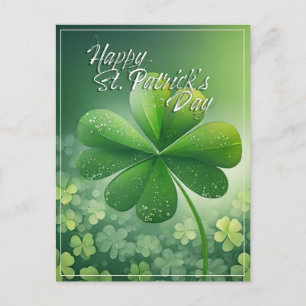 Cartes Pour Fêtes Annuelles Shamrocks verts Bonne St. Patrick's Day (7) c