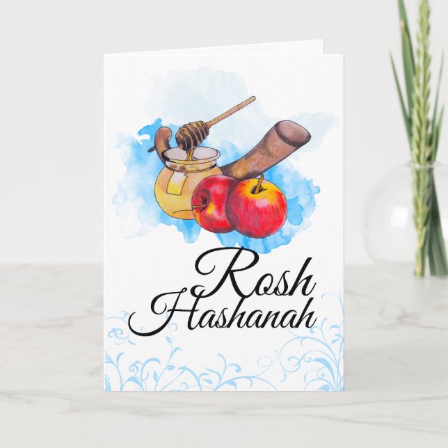 Cartes Pour Fêtes Annuelles Shana Tova / Rosh Hashanah (Devant)