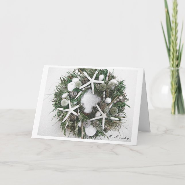 Cartes Pour Fêtes Annuelles Shell tressent (Devant)
