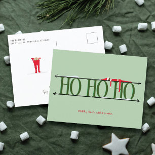 Cartes Pour Fêtes Annuelles Shenanigans de l'elfe Panneau en fer forgé Noël Fê