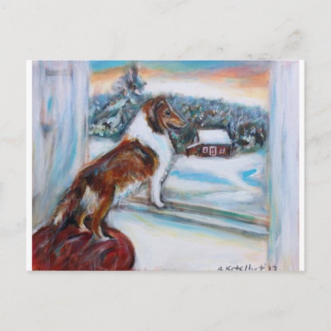 Cartes Pour Fêtes Annuelles Shetland Sheepdog Holiday Christmas (Devant)