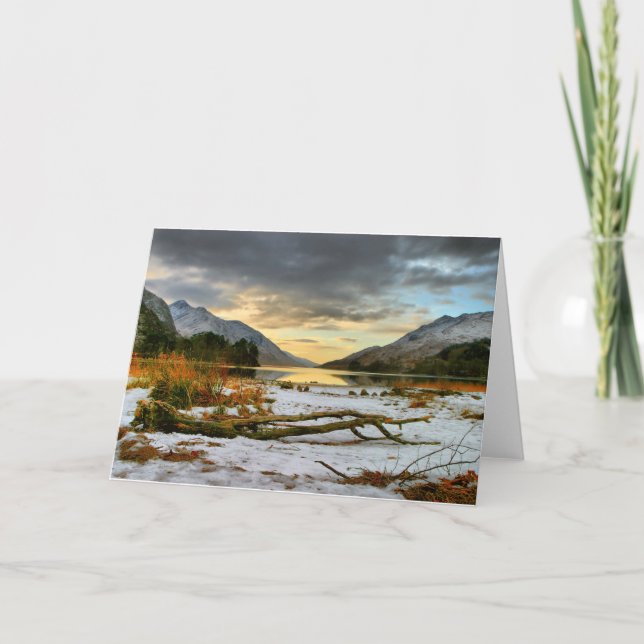 Cartes Pour Fêtes Annuelles Shoreline au loch Sheil (Devant)