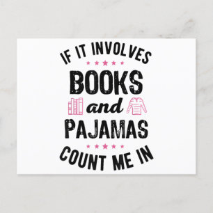 Cartes Pour Fêtes Annuelles Si cela implique des livres et des pyjamas livre l