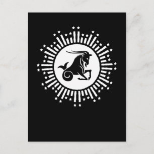 Cartes Pour Fêtes Annuelles Signe du zodiaque Capricorne Chèvre Dessin de rafa