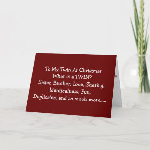 CARTES POUR FÊTES ANNUELLES SIGNIFICATION D'UN "DOUBLE" POUR CHRISTMASTIME
