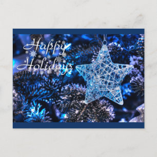 Cartes Pour Fêtes Annuelles Silver Christmas Star of Bethlehem Ornament