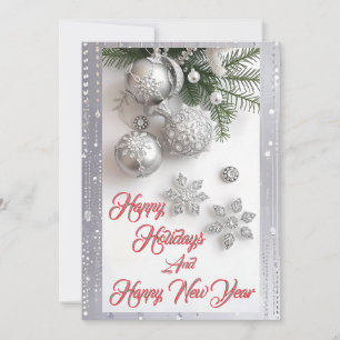 Cartes Pour Fêtes Annuelles Silverbell Simplement Enspiré Noël Étincelant