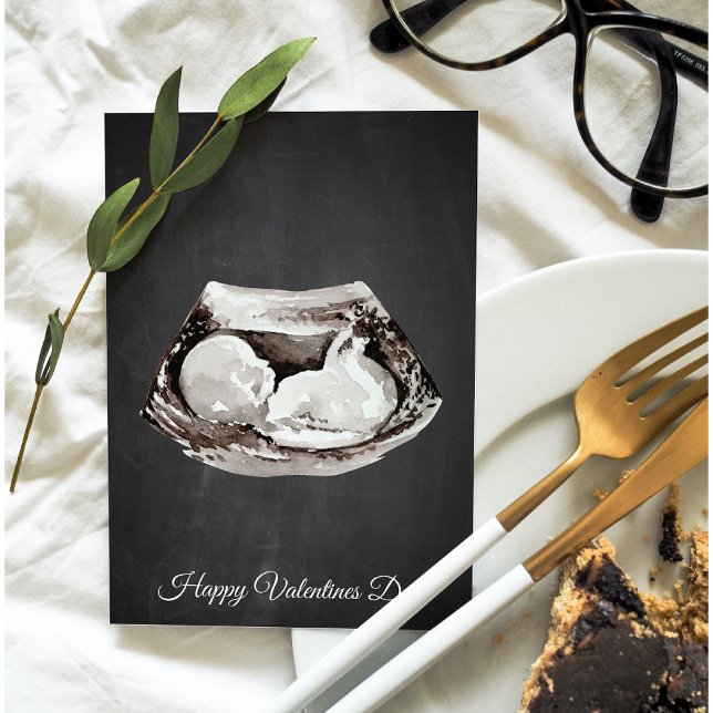 Cartes Pour Fêtes Annuelles Simple Bébé vient heureux cadeau de jour Valentine (Créateur téléchargé)