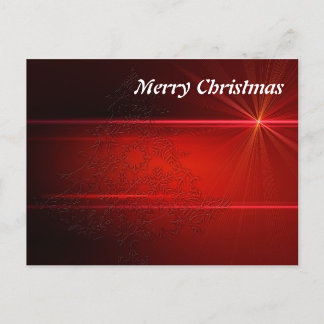 Cartes Pour Fêtes Annuelles Simple Elegant Parties scintillant Or Rouge Joyeux (Devant)