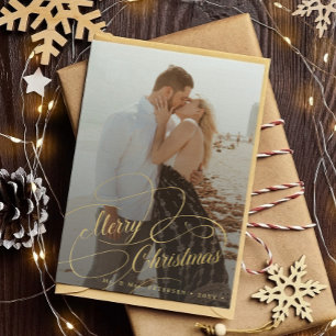 Cartes Pour Fêtes Annuelles Simple et élégant Joyeux Noël