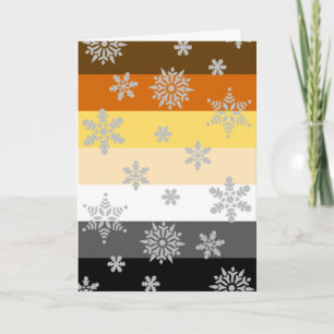 Cartes Pour Fêtes Annuelles Simple et Élégant Noël Fierté Ours