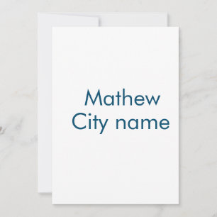 Cartes Pour Fêtes Annuelles simple lettre initiale monogramme ajouter votre no