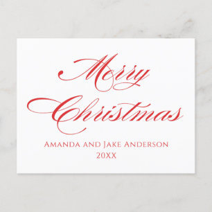 Cartes Pour Fêtes Annuelles Simple moderne Joyeux Noël