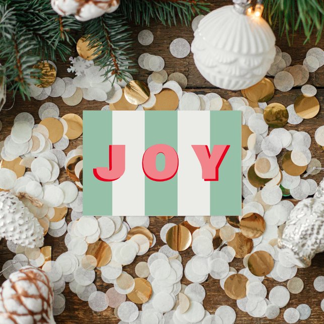 Cartes Pour Fêtes Annuelles Simple moderne vert et blanc Noël (Créateur téléchargé)