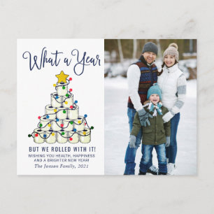 Cartes Pour Fêtes Annuelles Simple Quelle année Noël Salutation PHOTO