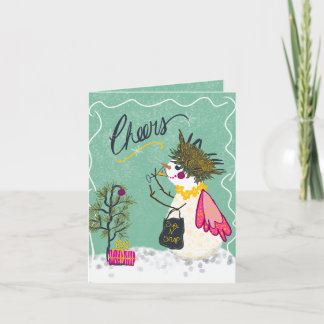 Cartes Pour Fêtes Annuelles SipNShop Holiday Card