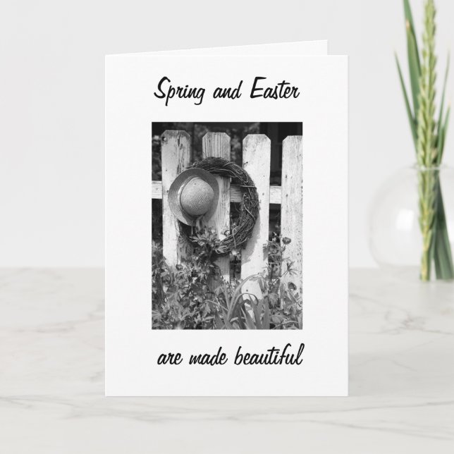 CARTES POUR FÊTES ANNUELLES **SIS** PRINTEMPS/PÂQUES SPÉCIALE DE VOUS (Devant)