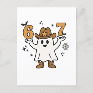 Cartes Pour Fêtes Annuelles Six sept Éffrayant Halloween Sport 67 Mème Mason