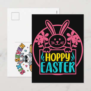 Cartes Pour Fêtes Annuelles Six Seven 67 Bruh Lapin de Pâques T-Shirt Drôle