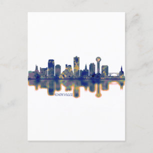 Cartes Pour Fêtes Annuelles Skyline de Knoxville
