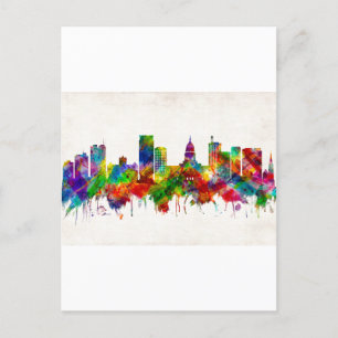 Cartes Pour Fêtes Annuelles Skyline de Madison