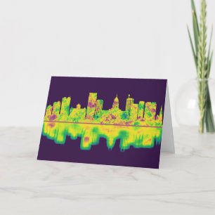 Cartes Pour Fêtes Annuelles Skyline de Madison