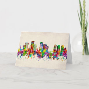 Cartes Pour Fêtes Annuelles Skyline de Richmond
